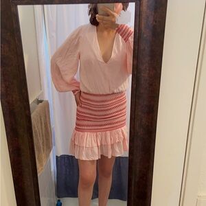 Smocked Dress In Pink New